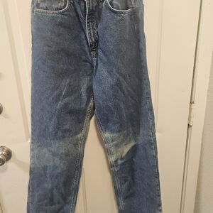VTG Y2K Carhartt B172 DST Flannel Lined Blue Jeans